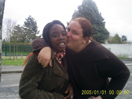 Marjorie et Moi devant l'afpa